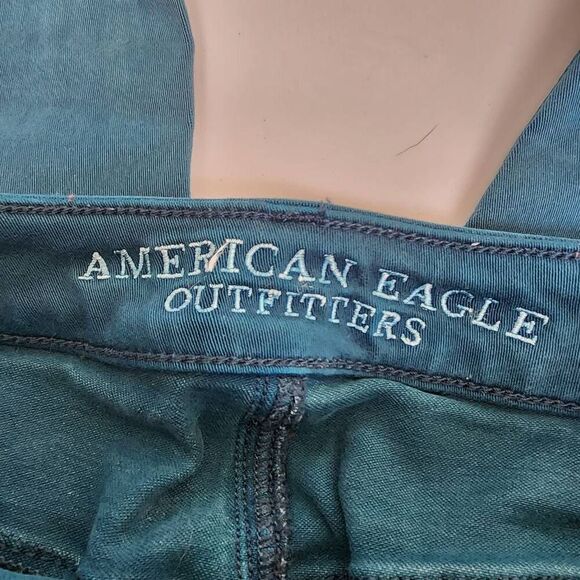 American Eagle Sky High Blue Jeggings (2) - Picture 4 of 5